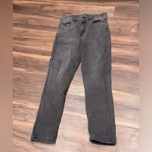 American Eagle Black Mom Jeans Extra Long size 12